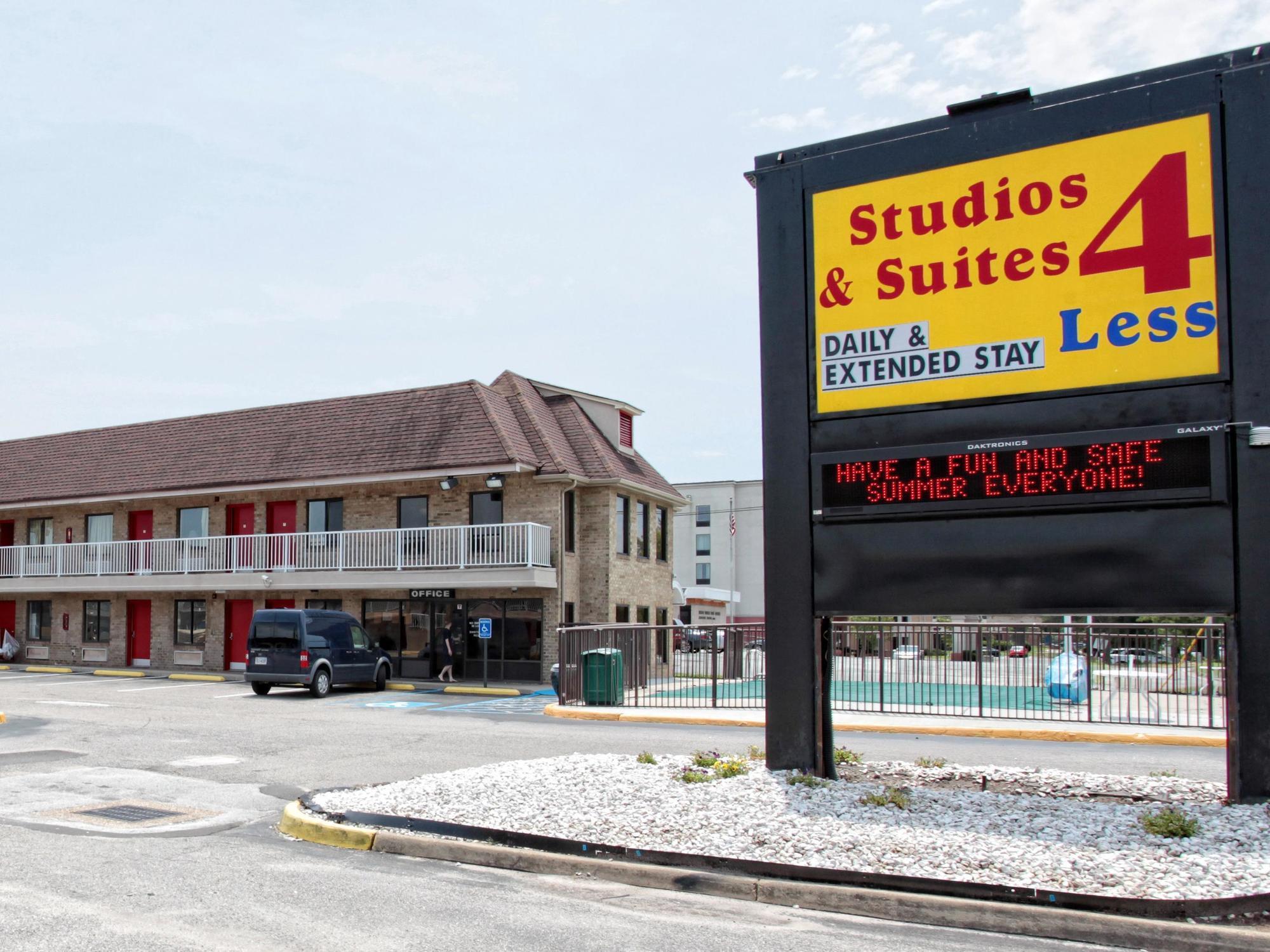 Studios And Suites 4 Less Battlefield Blvd Chesapeake Exterior foto